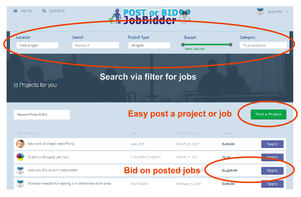 About - Job Bidder